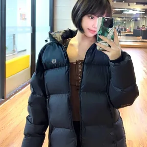 High Quality Lululemon Down Jackets Red Goose Cute And Youthful Winter