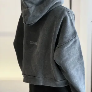 High Quality Acne Studios Hoodie Ash Retro Distressed